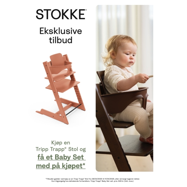 Kampanje - Tripp Trapp®Chair Oak + Gratis Baby Set