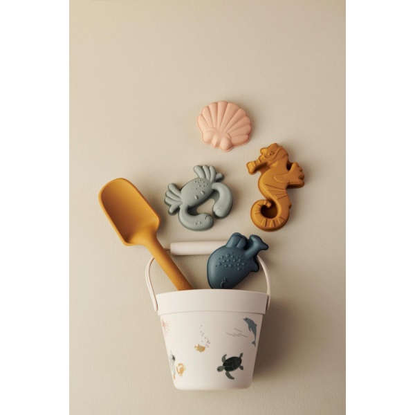 Liewood Dante beach set, Sea creature / Sandy - Bilde 2