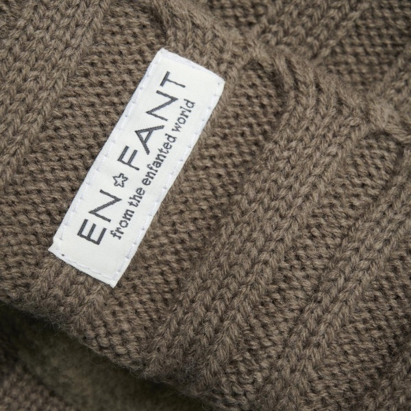 En Fant Beenie w. fake fur - Bilde 2