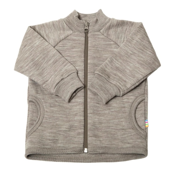 Joha - Cardigan M/ Glidelås, Sesame Mel