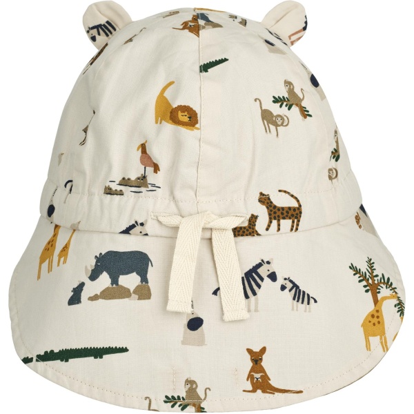 Liewood Gorm reversible sun hat, All together / Sandy - Bilde 2