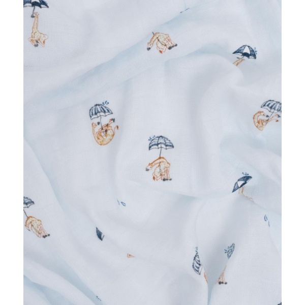 Livly Giraffe Swaddle, Blue - Bilde 5