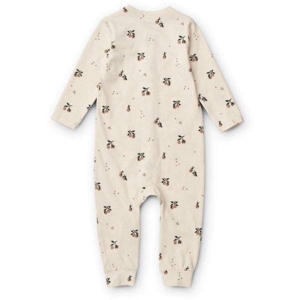 Liewood Birk printed pyjamas jumpsuit, Peach/sea shell mix - Bilde 3