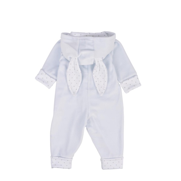 Livly Bunny Coverall Blue Plush, blå heldress - Bilde 2