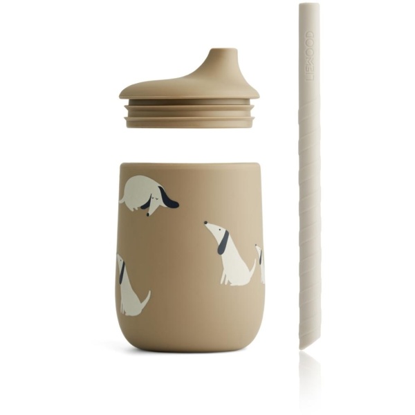 Liewood, Ellis Sippy Cup, Dog/Oat Mix - Bilde 3
