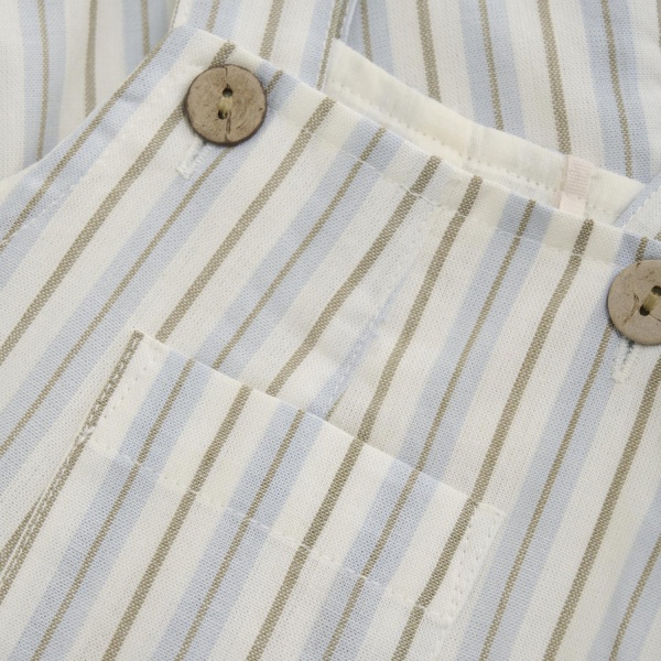 HUTTEliHUT Overalls Woven Stripe w. Lin - Bilde 3
