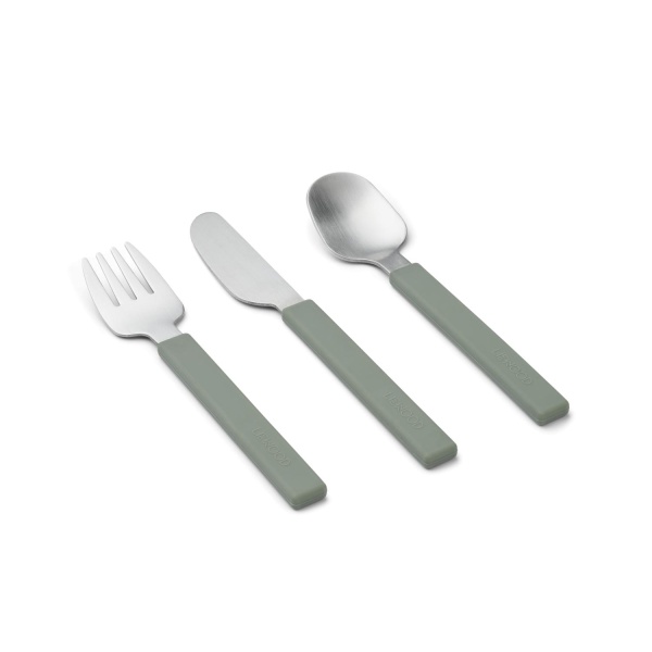 Adrian Junior Cutlery Set, Faune Green - Bilde 2