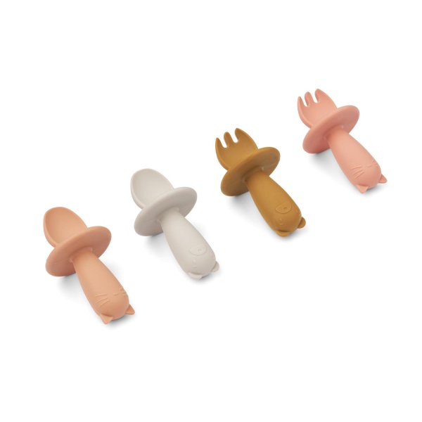 Liewood  Avril Baby Cutlery 4-Pack - Bilde 2