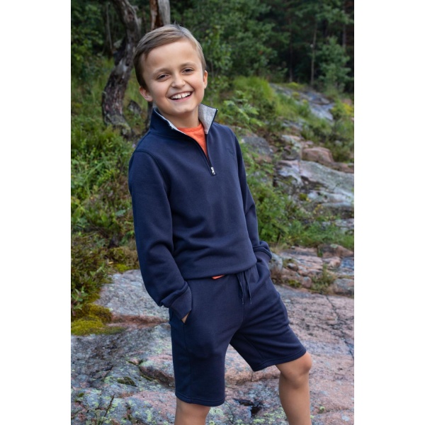 Vilje & Ve Snorre half - zip collegegenser, Navy - Bilde 2