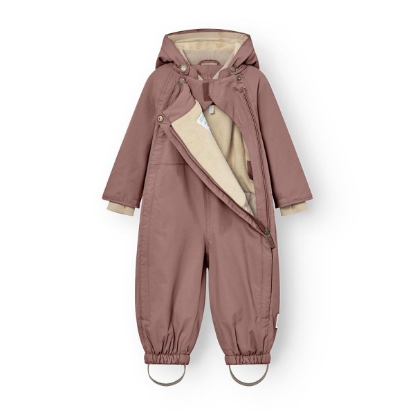 Mini A Ture MATWISTI fleece lined snowsuit, Light plum - Bilde 2