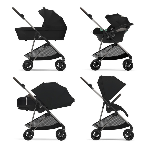 Cybex Melio B Moon ,Black - Bilde 2