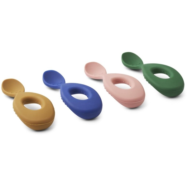Liewood, Liva silicone spoon 4-pack, Multi Mix - Bilde 2