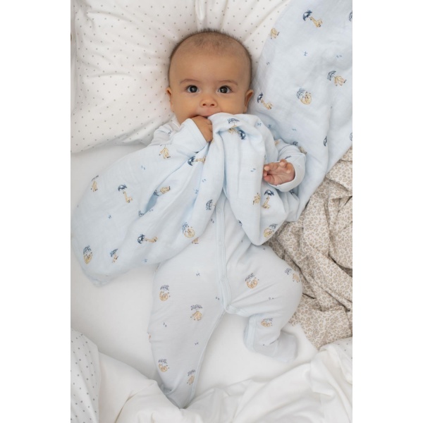 Livly Giraffe Swaddle, Blue - Bilde 4