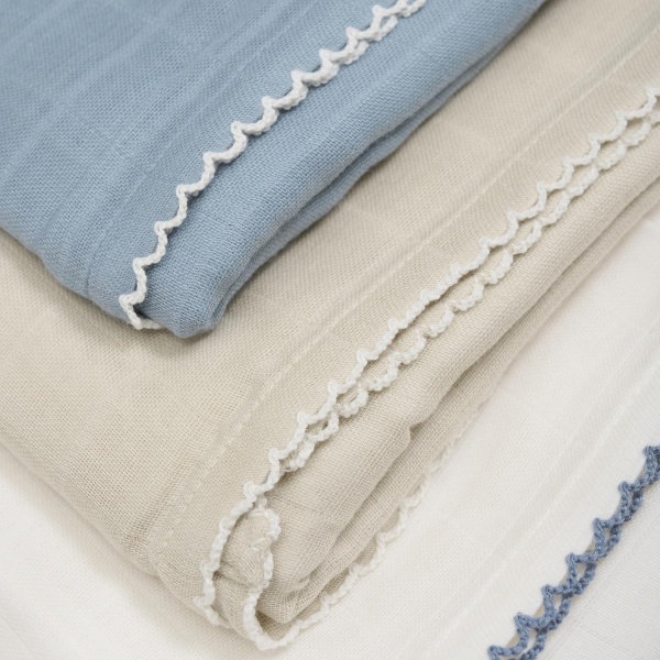 HUTTEliHUT Muslin Cloth 3-Pack 65x65 cm - Bilde 2