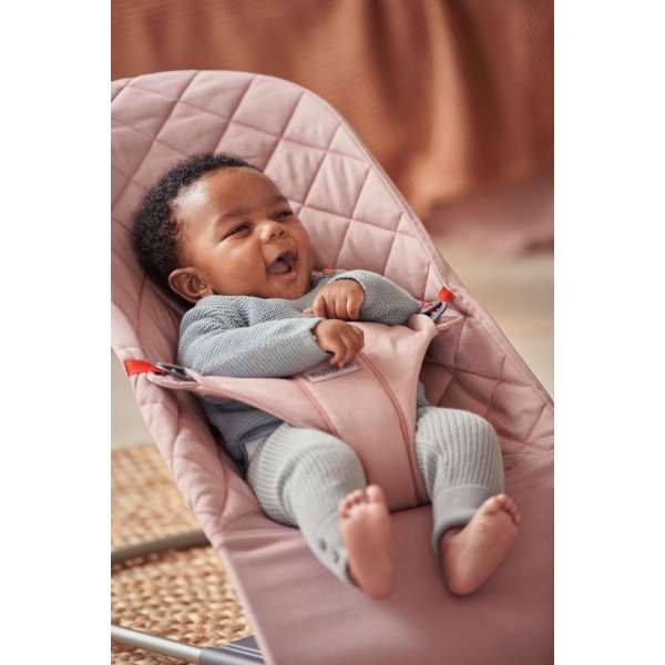 BabyBjörn Vippestol Bliss, Woven, Petal, Dusty Pink - Bilde 11