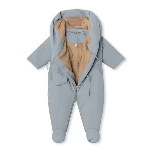 Mini A Ture MATFIANNA fleece lined winter pramsuit, Citadel blue - Bilde 3