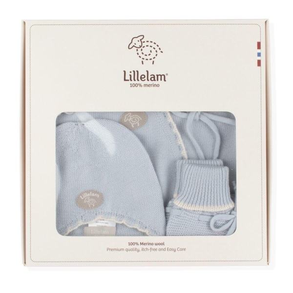 Lillelam Hentesett sømløs, Babyblue - Bilde 2