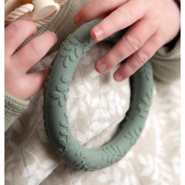 ALLC - Silicone teether: Leaves - Sage - Bilde 2