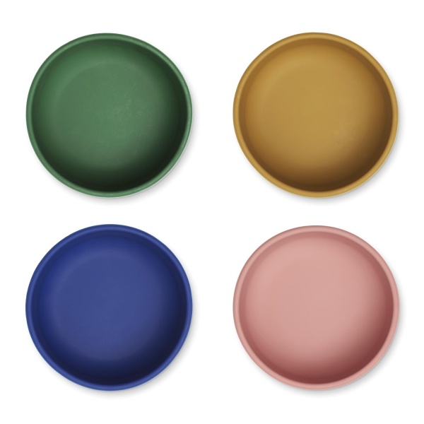 Liewood, Iggy plain silicone bowls 4-pack, Eden Multi Mix - Bilde 2