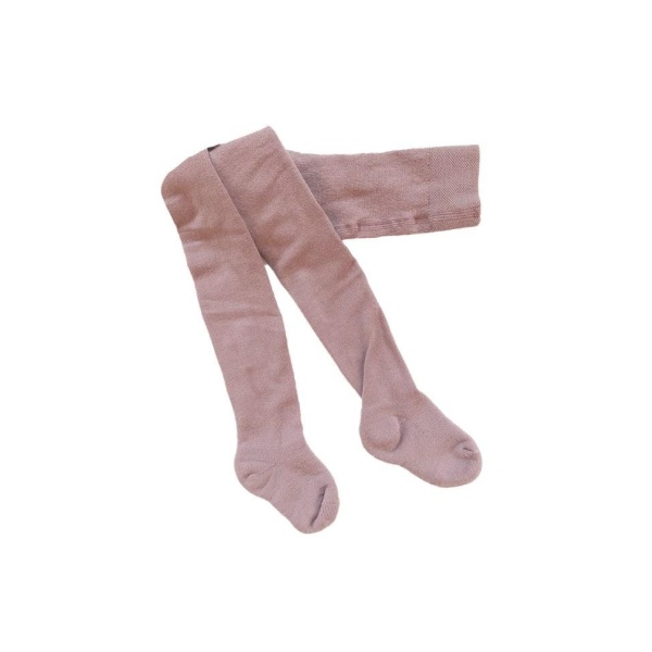 GoBabyGo Crawling tights anti-slip Wool, Rose Blush