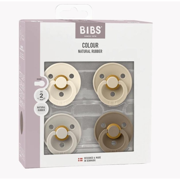 Bibs Colour 4 PACK,  Ivory/Sand/Vanilla/Dark Oak - Bilde 2