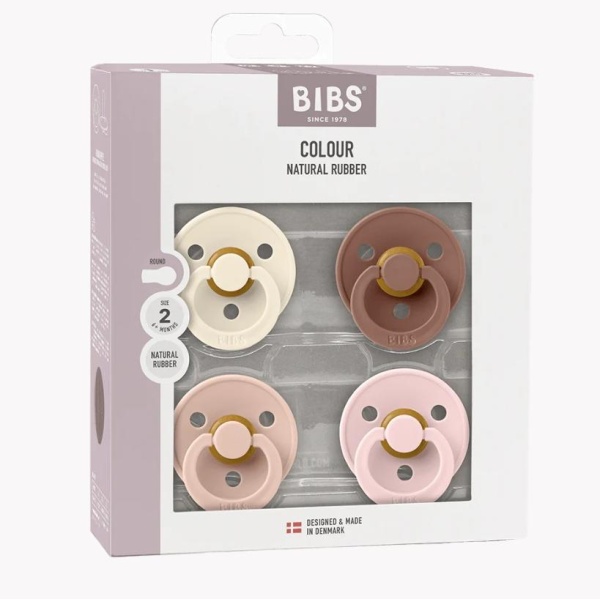 Bibs Colour 4 PACK, Ivory/Blush/Woodchuck/Blossom - Bilde 2