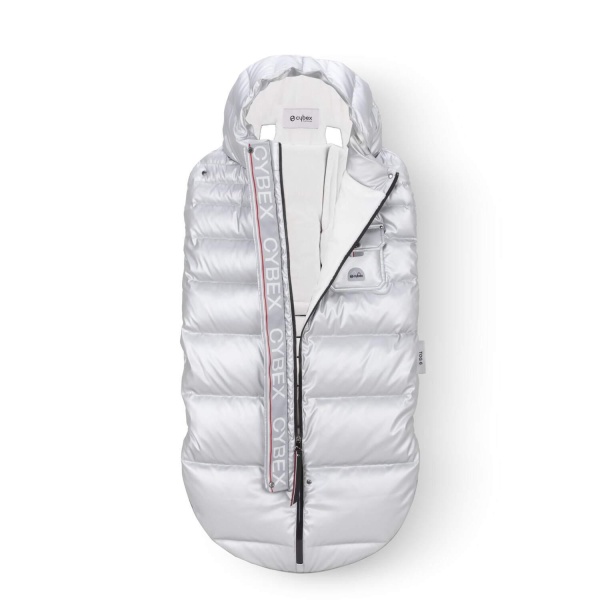 Cybex Platinum Winter Footmuff, Arctic Silver - Bilde 2