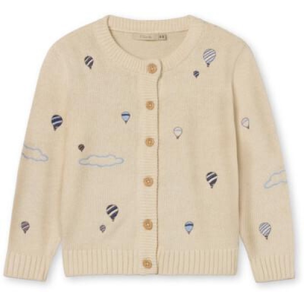 FLIINK MAGIC BALLOON CARDIGAN, SANDSHELL