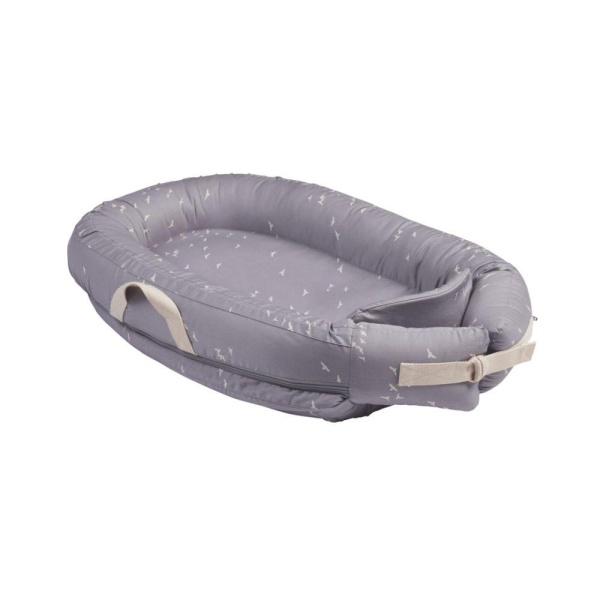 Voksi Babynest Premium, Stone Grey-Flying