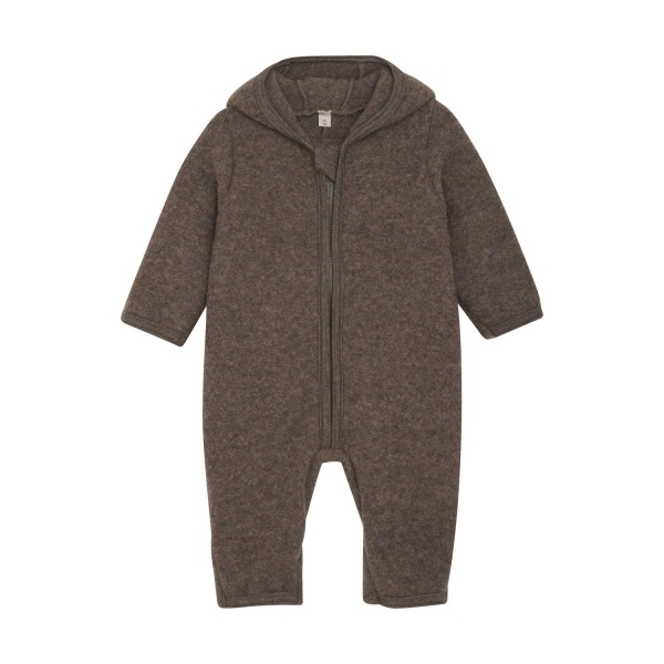 HUTTELIHUT Pram Suit Ears Wool Fleece (M)