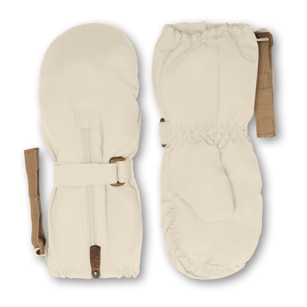 Mini A Ture MATCESAR fleece lined gloves, Angora cream