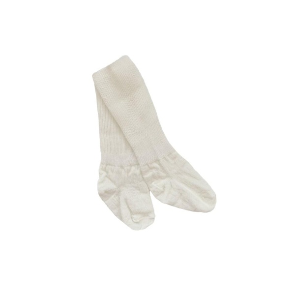 GoBabyGo Non-Slip socks in Merino Wool, Snowflake