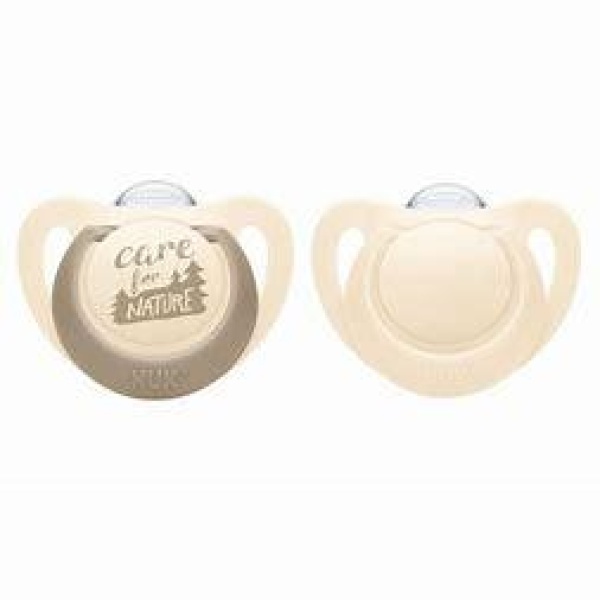 Nuk Pacifier Nature silicon, Creme