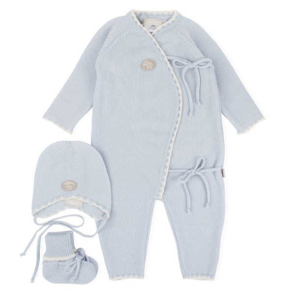 Lillelam Hentesett sømløs, Babyblue