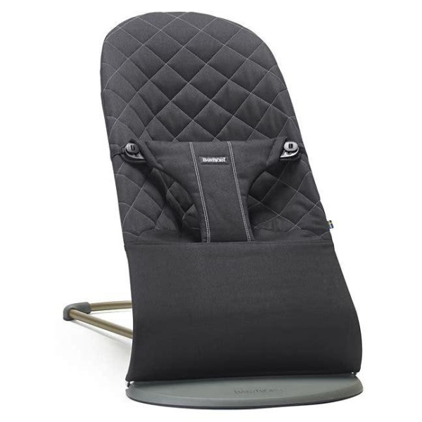 Babybjørn Vippestol Bliss, Black Woven