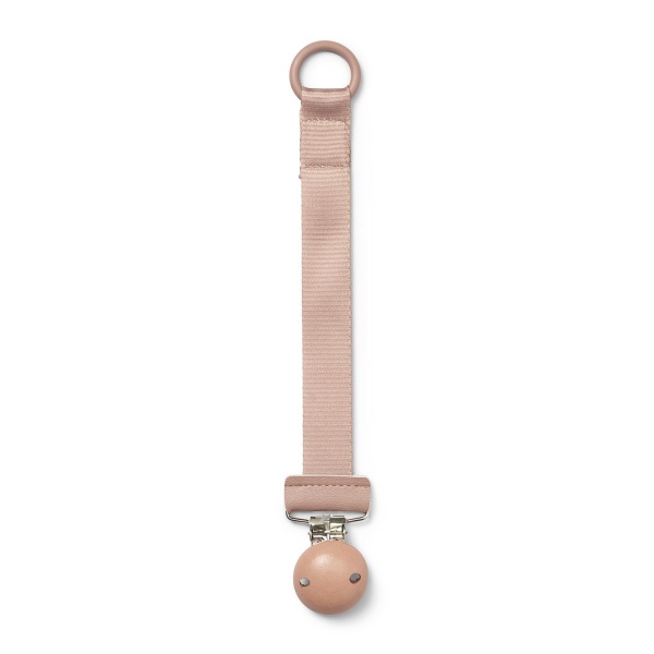 Elodie - Pacifier Clip Wood, Faded Rose