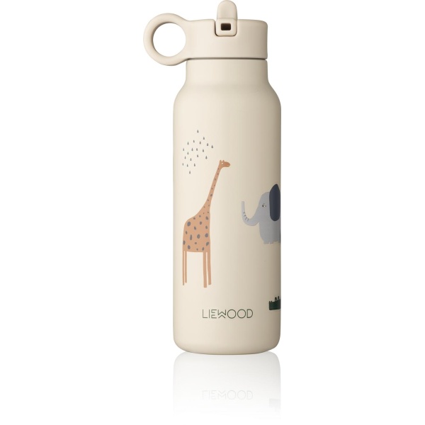 Liewood Falk water bottle, termoflaske 350 ml, Safari sandy mix