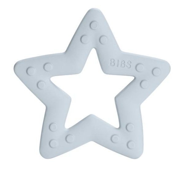 BIBS Baby Bitie Bitering Stjerne, Baby Blue