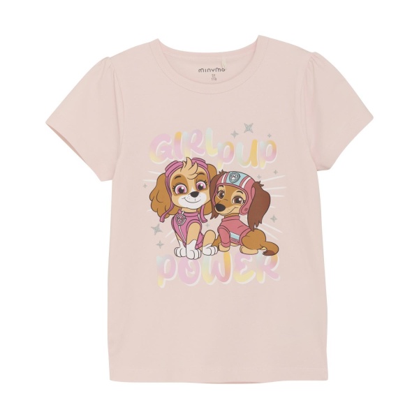 Minymo T-skjorte Paw Patrol, Rosa