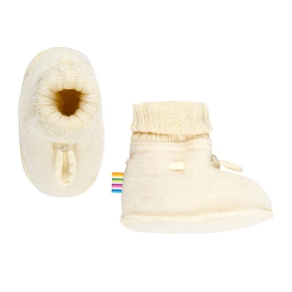 JOHA Ullfleece Sleeping booties, Natur