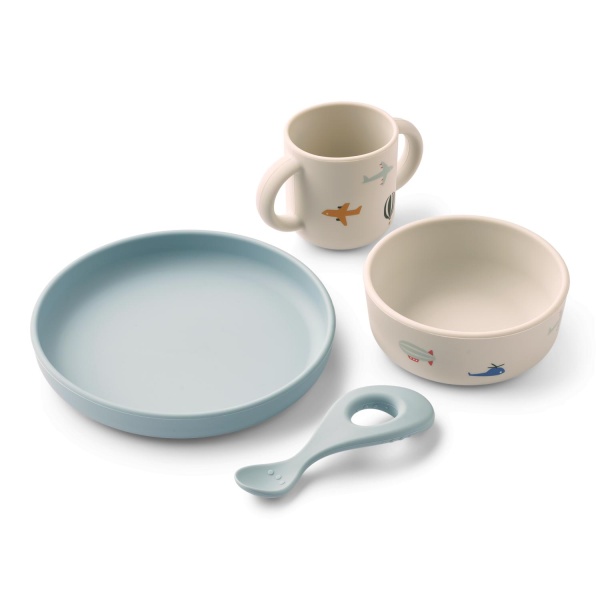 Liewood   Vivi Printed Tableware Set - Bilde 3