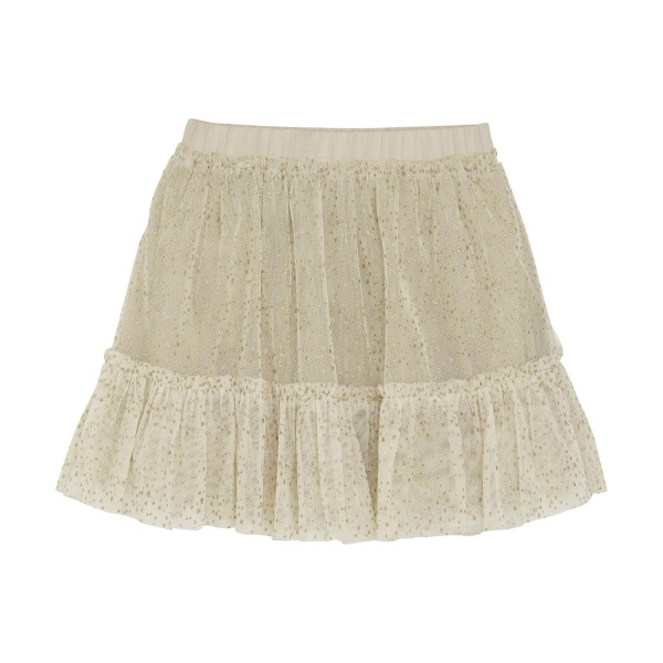 HUTTELIHUT Skirt Gold Tulle