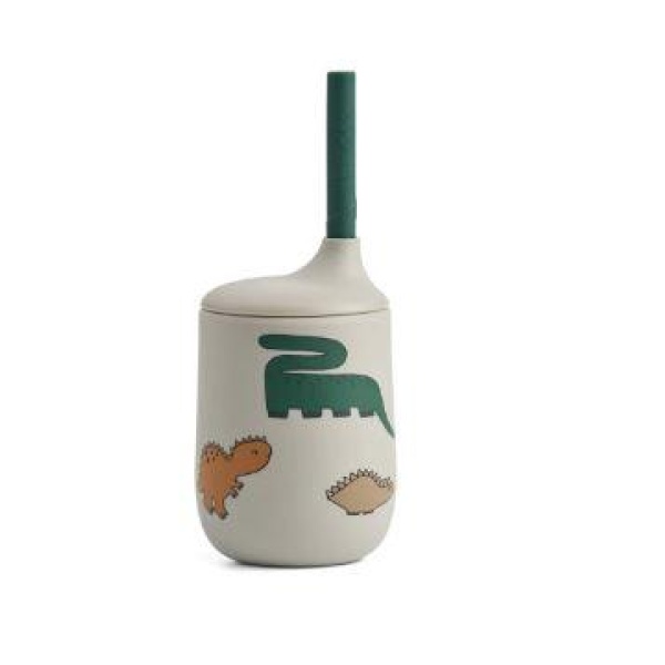 Liweood Ellis Sippy Cup, Dinosaurs/Mist