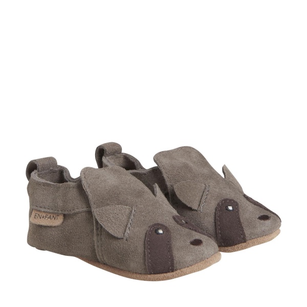 En Fant Slippers Suede Animal