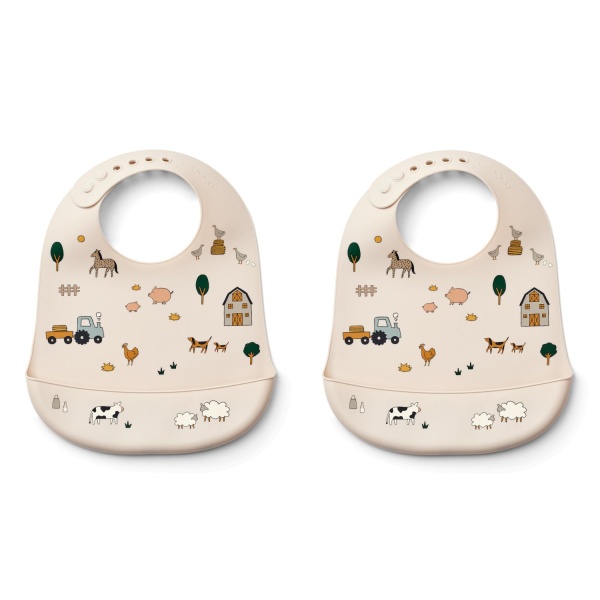 Liewood Tilda Bib 2-pack, Farm