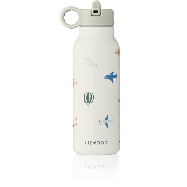 Liewood Falk Water Bottle 350 ml, Aviator / Ecru