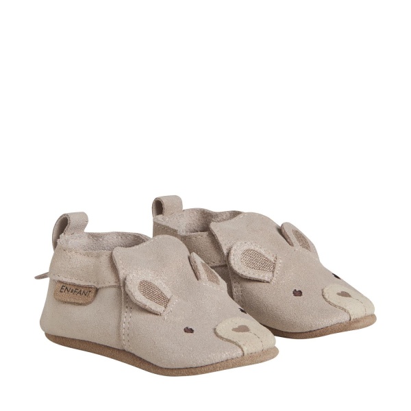 En Fant Slippers Suede Animal