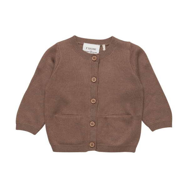 Fixoni Bambus Cardigan, Brun