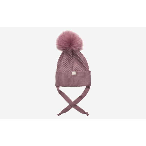 MP, Chunky Oslo Beanie w fox fur, 4256