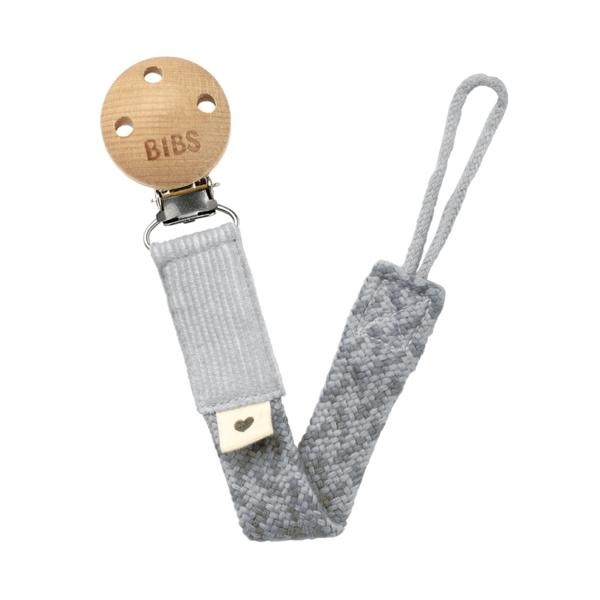 BIBS - SMOKKESNOR PACIFIER CLIP, CLOUD/IRON